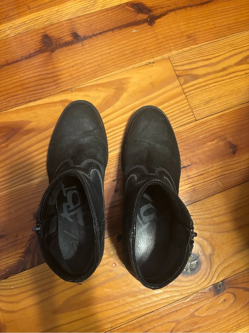 Black Suede Ankle Boots